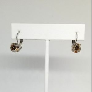 Sabika Gold Shadow Small Drop Earrings